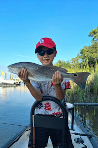 Lone angler fishing in South Carolina