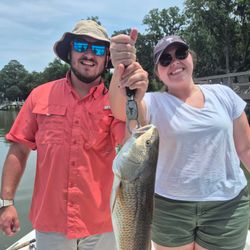 Redfish caught during fishing trip on Hilton Head Island