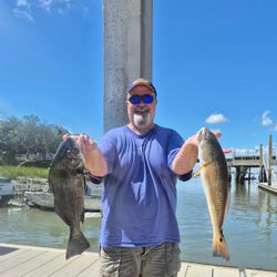2 redfish and black drum caught in SC