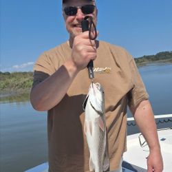 One redfish caught on fishing trip at Hilton Head Island