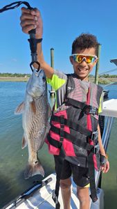 Redfish caught while fishing in SC