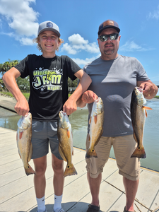 Redfish bonanza: Four beauties caught while jigging and trolling!