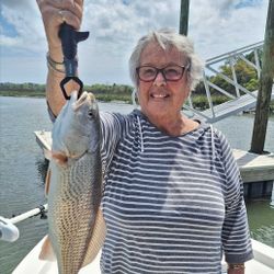 A redfish caught while fishing on Hilton Head Island