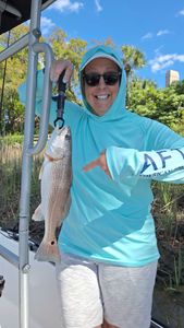 Redfish caught on fishing trip at Hilton Head Island