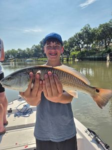 Redfish caught by angler on Hilton Head Island
