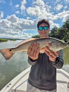 Redfish caught by angler on Hilton Head Island
