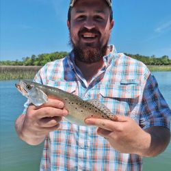 Spotted weakfish caught on Hilton Head Island