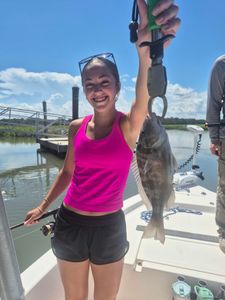 A single angler fishing in South Carolina