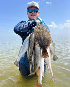 Angler catches 5 summer flounder and spotted weakfish in Galveston