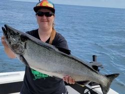 Angler with 31-inch fish in NY