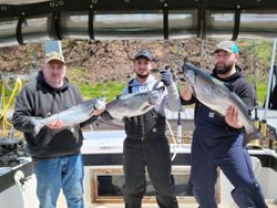Three anglers fishing in Kent
