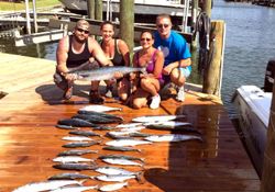Family bonding with Atlantic Beach fishing!