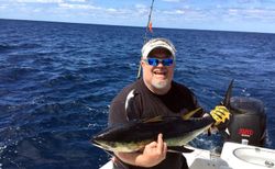 Angler with a fish in Morehead City