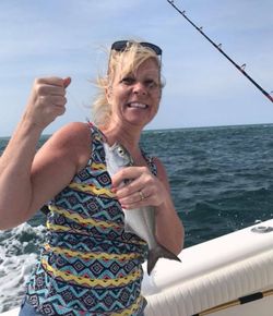 Fisherman in Morehead City, enjoying fishing