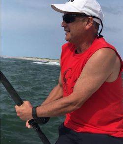 Angler fishing in North Carolina