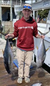 A person fishing in North Carolina