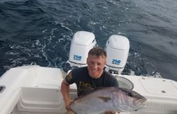 Person fishing in North Carolina