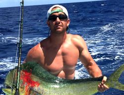 Single angler fishing in NC