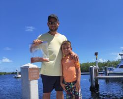 Two anglers fishing in Fort Pierce