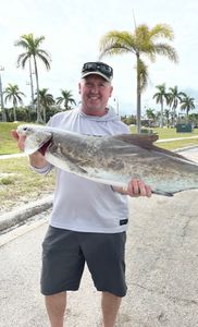 Angler landing a great catch at Fort Pierce