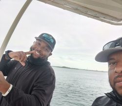 Two people fishing in Florida