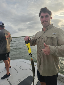 Drifting through partly cloudy skies for the best deep sea action in Corpus Christi!