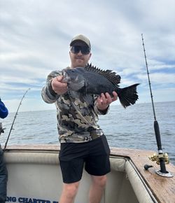 Lone angler fishing in Norfolk