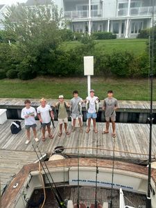 Six people fishing in Virginia