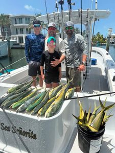 Four anglers fishing in Florida