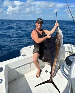 A single angler fishing in Tavernier