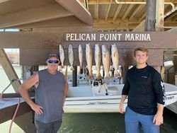 Two anglers fishing in Texas