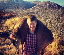 Angler fishing in AK