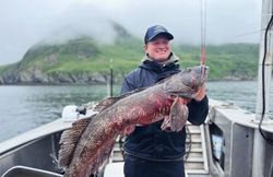 Angler fishing in Alaska