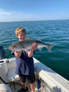 Fishing is better with an ocean view.