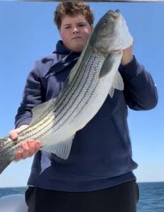 Cape Cod's finest striped bass catch.