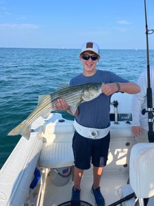 Striped bass caught while fishing in East Dennis