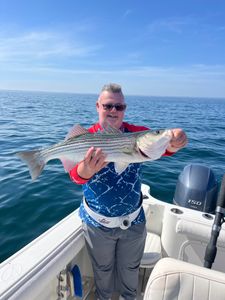 Striped bass caught on fishing tour in East Dennis