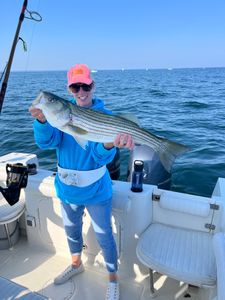 Striped bass caught on fishing tour in East Dennis