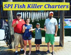 Group of 5 people fishing in Texas