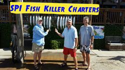 Six anglers enjoying a fishing trip in TX