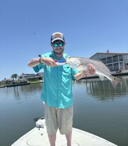 Redfish caught while fishing in Aransas Pass