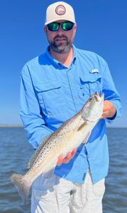 Caught a 17-inch Spotted Weakfish while fishing in GA