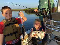 Three people fishing in GA