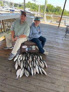 Two people fishing in GA