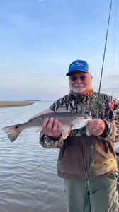 Redfish caught in Brunswick, fishing