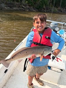Redfish caught in Brunswick, Georgia