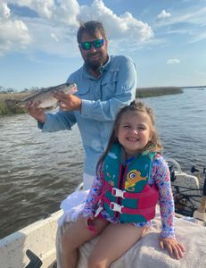 Redfish caught in Brunswick, Georgia