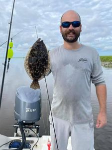 Southern flounder caught fishing in GA