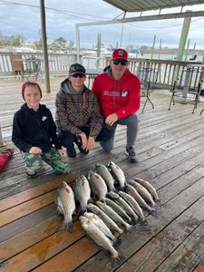 Three anglers fishing in GA