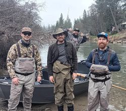 4 people fishing in CA